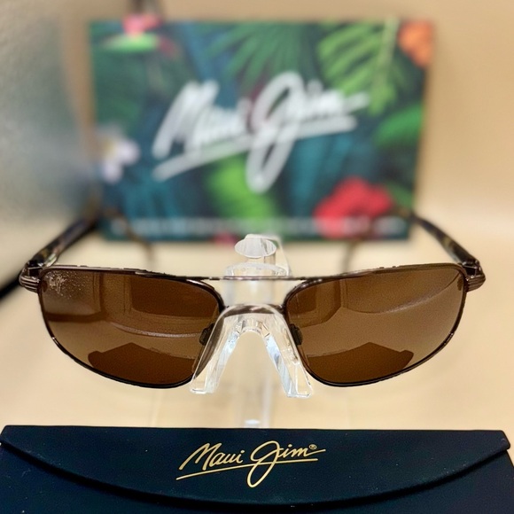 Maui Jim KAHUNA Copper w/ HCL Bronze Polarized Lenses ~ $319 - Picture 3 of 16